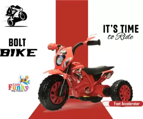 Battery Operated Panda Bolt Electric Bike For Kids