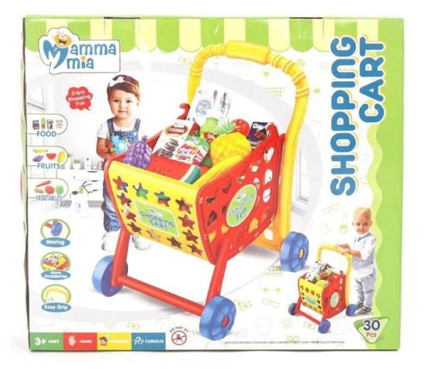 3 in 1 Role Play Shopping Cart Set