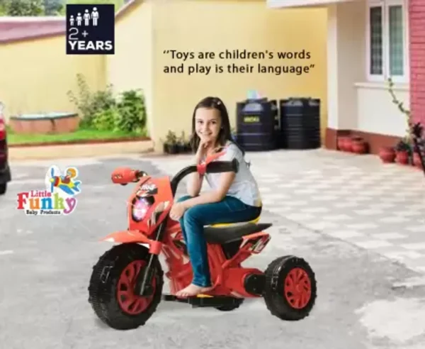 Battery Operated Panda Bolt Electric Bike For Kids