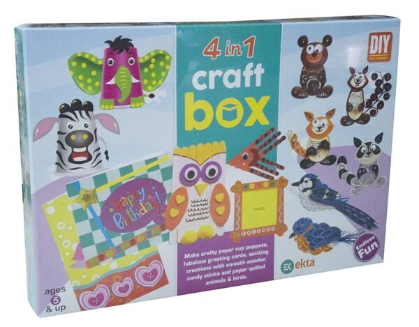 EKTA - 4 in 1 Craft Box for Kids