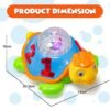 Musical Turtle Tortoise Toy With 3D Flashing Light
