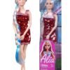 Alia Doll with Briaded Hair Sequin Dress Strappy Heels