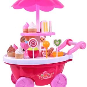 Mamma Mia Sweet Cart, Ice Cream Cart Toy For Kids - 39 Pcs