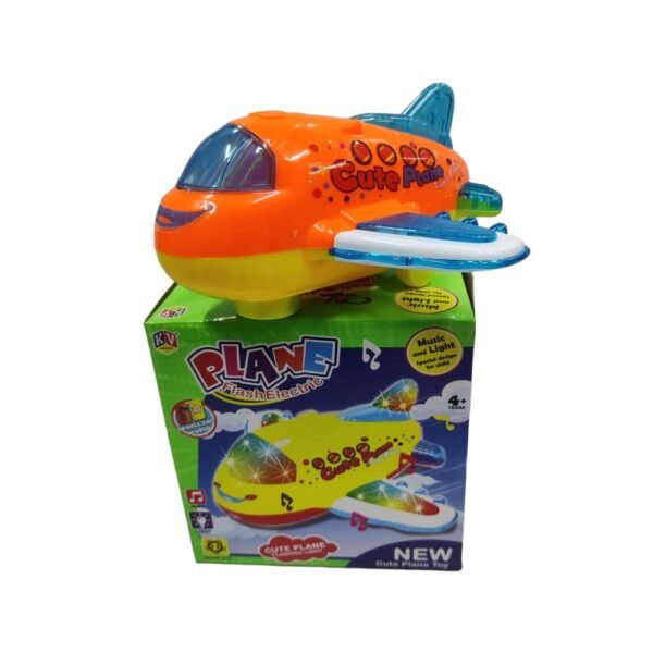 Bump and Go Airplane with Music and Lights