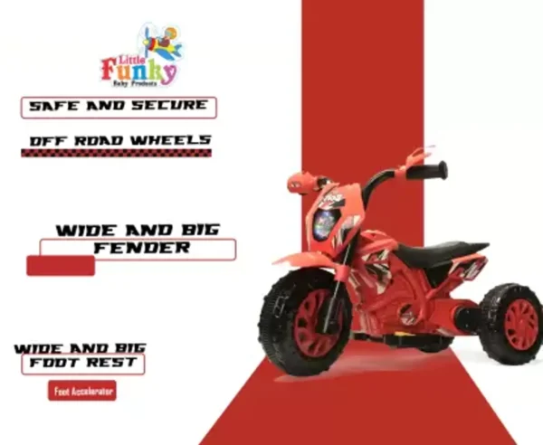 Battery Operated Panda Bolt Electric Bike For Kids