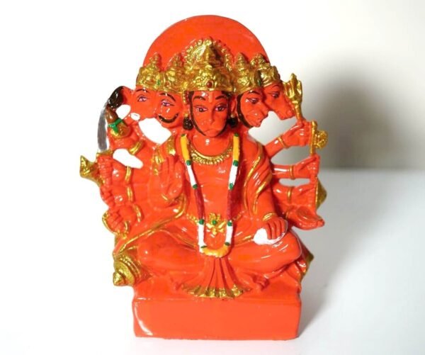 Hanuman Panchmukhi Sindoori Idol statue