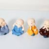 Buy 4 Mini Monk Kid Statue Set Idol Showpiece