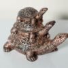 Buy Feng Shui Three Tier Tortoise bronze color Statue Idol Showpiece