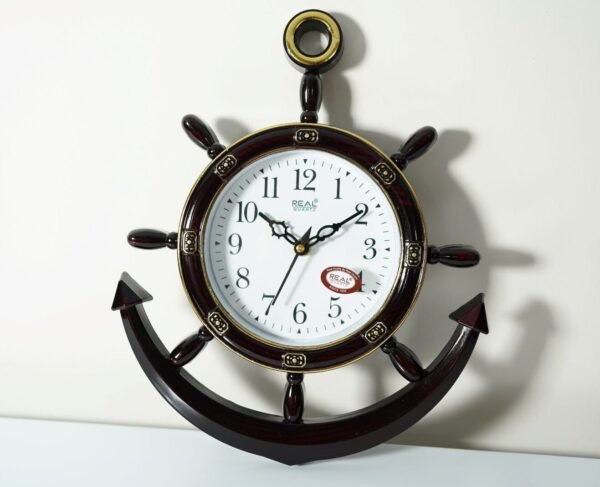 Small Anchor Shaped Wall Clock