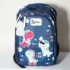 Dinosaur Cartoon Theme Dark Blue Color School Bag for Kids