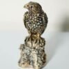 Buy Mighty Eagle Hawk Statue, Eagle Hawk Figurines Sculptures Brass Color