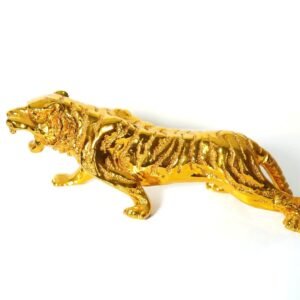 Buy Golden Tiger Statue Idol Showpiece