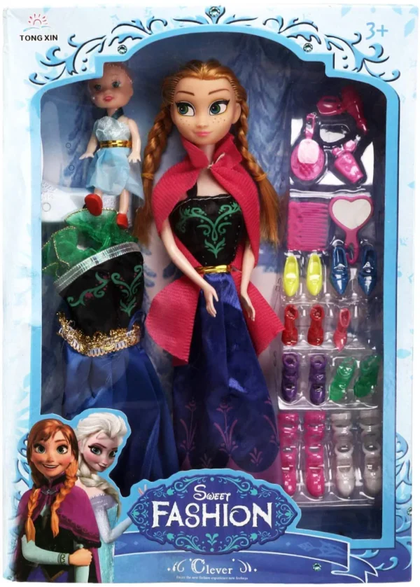 Buy Frozen ANNA Doll Set with Big Doll, Baby Doll, and Fashion Accessories