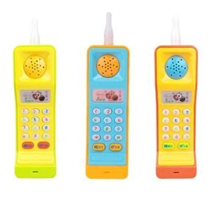 Cordless Musical Toy Phone Mobile for Kids - Animal, Number and Keypress Sounds