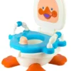 Panda Baby Duck Potty Training Seat with Removable Bowl and Closable Cover