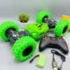 Double Sided Stunt Racing Moka 4-Wheel Drive Off Road Rock Crawler Remote Control RC Car with 2.4 GHz for Kids, Boys & Adults (Multicolour)