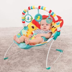 Mastela Toddlers to Newborn Baby Rocker, Bouncer Musical Bouncer Chair (Multicolor)